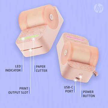 HP Sprocket Panorama Photo Printer - Print & Personalize