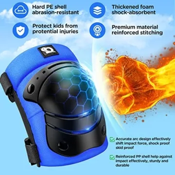 DaCool Kids Protective Gear Set for Safe Skating and Biking