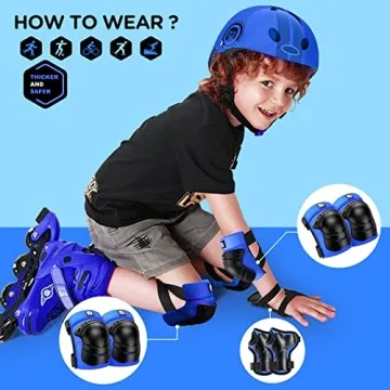 DaCool Kids Protective Gear Set for Safe Skating and Biking