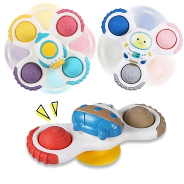 Suction Cup Spinner Toys for Babies - Fun Bath Gifts