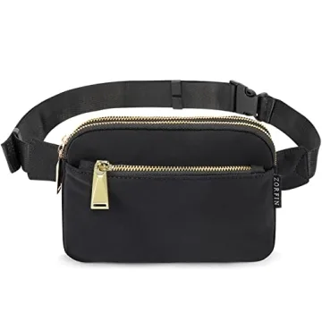 ZORFIN Fanny Packs for Women & Men: Stylish, Water-Resistant Waist Bag for All Adventures
