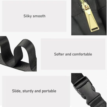 ZORFIN Fanny Pack Water-Resistant Waist Bag for Travel & Workouts