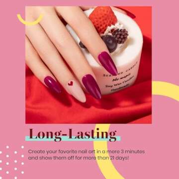 Beetles Gel Nail Polish, 1Pcs 15ml Burgundy Red Color Soak Off Gel Polish Nail Art Manicure Salon DIY Gel Nail Design Uv LED Nail Lamp Decoration at Home Gift for Women