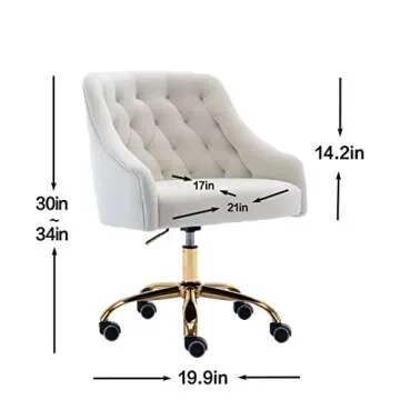 Hegmentine Modern Home Office Chair for Comfort and Style