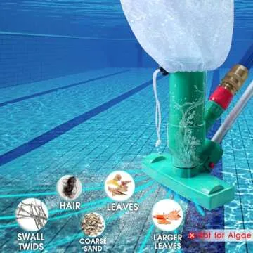 POOLWHALE Jet Vac Cleaner: No Electricity Needed