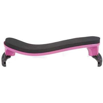 Everest ES4HPI Adjustable Violin Shoulder Rest in Pink
