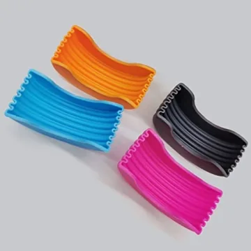 Qoyapow 4Pcs Adjustable Silicone Burger Holders for All