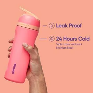 Buy Owala Flip Insulated Water Bottle with Straw, 32-Ounce