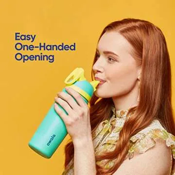 Buy Owala Flip Insulated Water Bottle with Straw, 32-Ounce