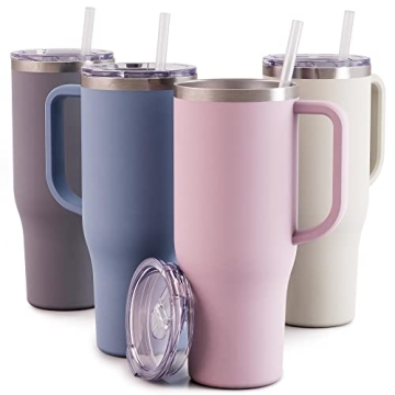 Maars Charger 40oz Insulated Travel Mug Tumbler | Double Wall Vacuum Sealed Stainless Steel Cup w/St...