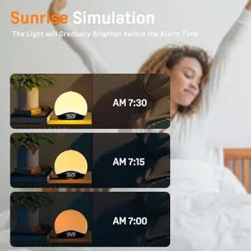 JALL Sunrise Alarm Clock for Kids and Heavy Sleepers