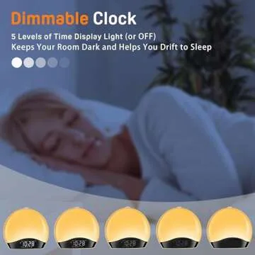 JALL Sunrise Alarm Clock for Kids and Heavy Sleepers