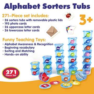 Joyreal Alphabet Learning Toys - Educational 271 PCS Set