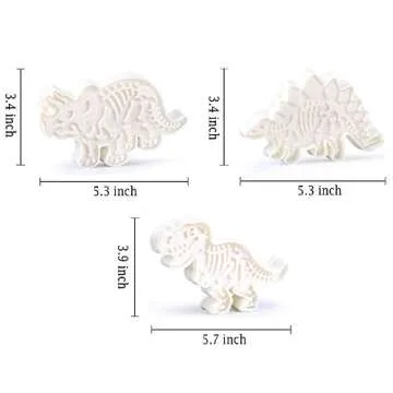 Jurassic Dinosaur Cookie Cutters for Fun Baking Adventures
