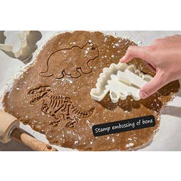 Jurassic Dinosaur Cookie Cutters for Fun Baking Adventures
