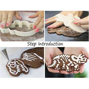 Jurassic Dinosaur Cookie Cutters for Fun Baking Adventures