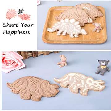 Jurassic Dinosaur Cookie Cutters for Fun Baking Adventures