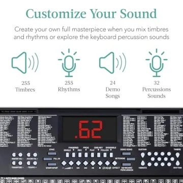 61-Key Electronic Keyboard Set - Perfect for Beginners