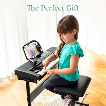 61-Key Electronic Keyboard Set - Perfect for Beginners