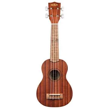 Kala KA-15 Soprano Ukulele Bundle - Natural Mahogany