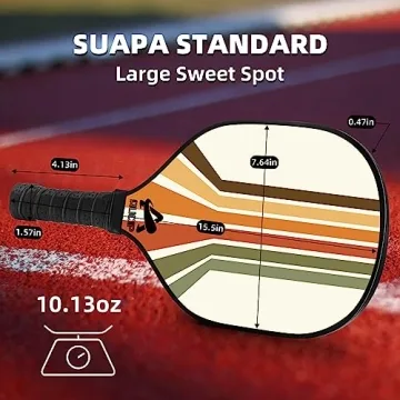 Pickleball Paddles Set of 4 for Family Fun