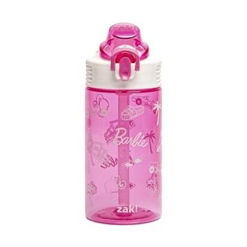 Barbie 16oz Water Bottle - Durable with Straw and Handle