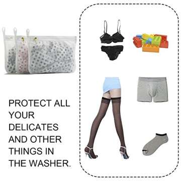 TENRAI Delicates Laundry Bags for Safe Washing of Lingerie