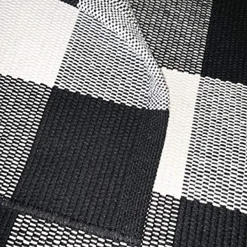 Stylish Ukeler Buffalo Check Rug for Home Decor