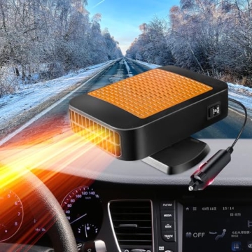 Portable Car Heater,12V 200W Fast Heating Defroster 2 in 1 Automobile Windshield Fast Heaters Car He...