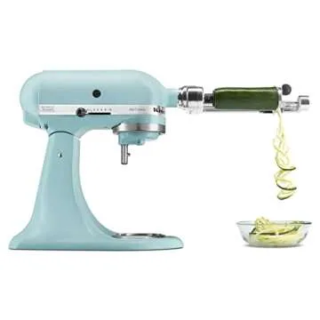 KitchenAid Artisan Series 5 Quart Tilt Head Stand Mixer with Pouring Shield KSM150PS, Mineral Water