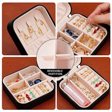 Portable Mini Jewelry Box for Travel and Gifts