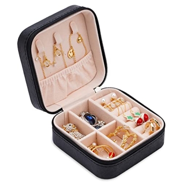 Portable Mini Jewelry Box for Travel and Gifts