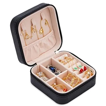 Portable Mini Jewelry Box for Travel and Gifts