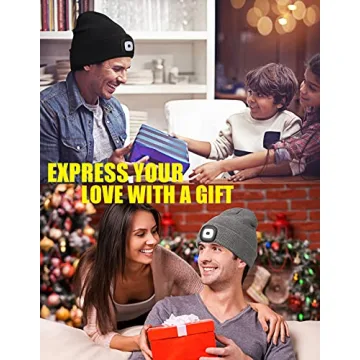 MELASA LED Beanie - USB Rechargeable Hands-Free Light Hat