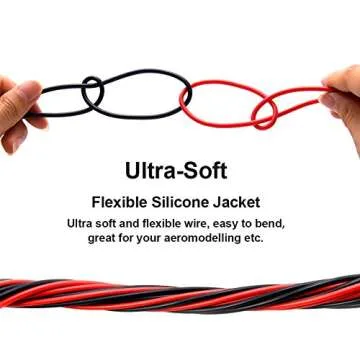 14 Gauge Silicone Wire 40 Feet - Flexible High Temp 600V