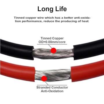 14 Gauge Silicone Wire 40 Feet - Flexible High Temp 600V
