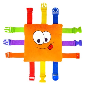 Buckle Toys - Bizzy Square - Learning Activity Game - Develop Motor Skills and Problem Solving - Occ...