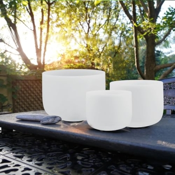 RYAN DVAN Crystal Singing Bowl Set for Chakra Healing