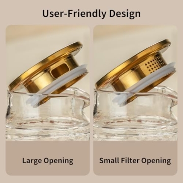 Buaic Vintage Glass Pitcher Set for Everyday Use