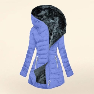 Plus Size Women's Hooded Winter Puffer Coat 2024