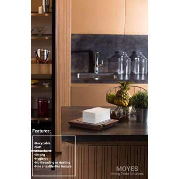 Elegant White Paper Napkins for Any Event | 50 Pack