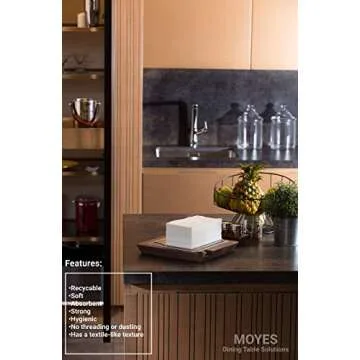 Elegant White Paper Napkins for Any Event | 50 Pack