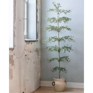 VYNT Black Olive Tree 7ft - Lifelike Indoor/Outdoor Decor