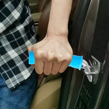 Valorcielo Car Door Support Handle - Blue, 300 lbs Capacity