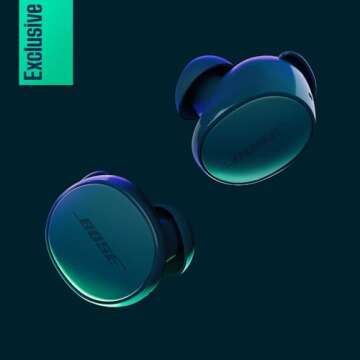 Bose QuietComfort Bluetooth Earbuds - Active Noise Cancelling & 8.5 Hour Playtime, Twilight Blue