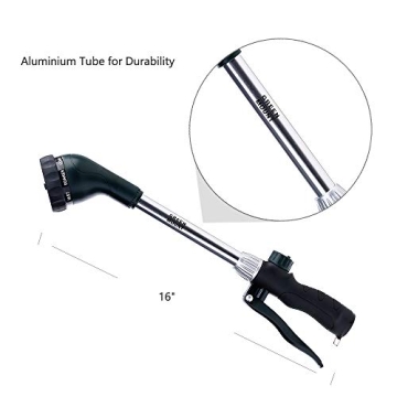 GREEN MOUNT 16" Watering Wand with 8 Spray Patterns