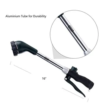 GREEN MOUNT 16" Watering Wand with 8 Spray Patterns