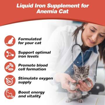 Liquid Iron Anemia Supplements for Cats | Easy to Digest
