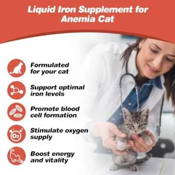 Liquid Iron Anemia Supplements for Cats | Easy to Digest
