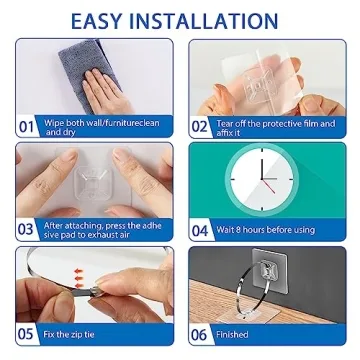 Vinkqiado Adhesive Furniture Anchors for Baby Safety